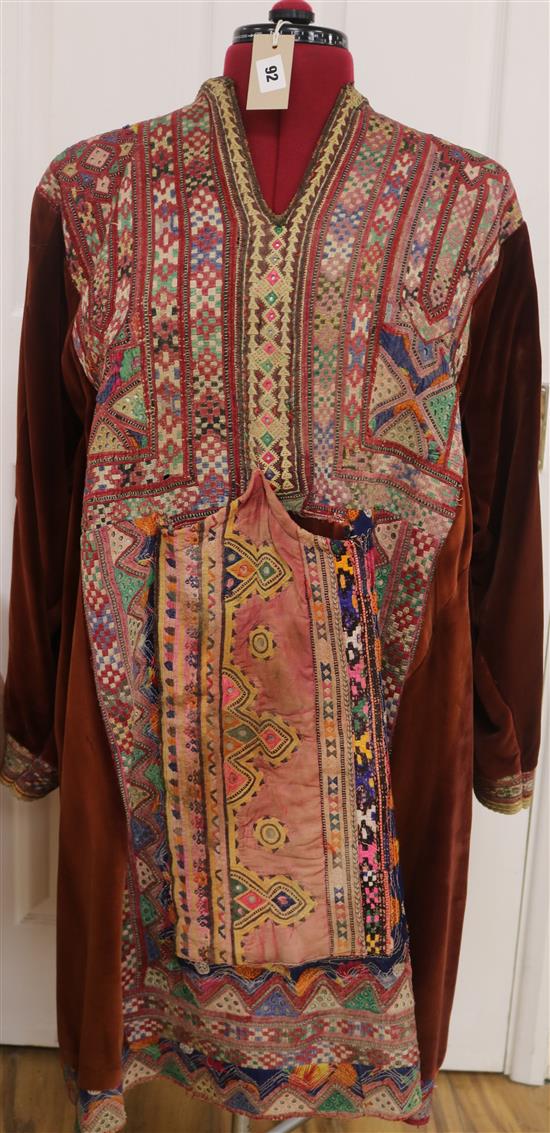 An Afghan tribal wedding gown